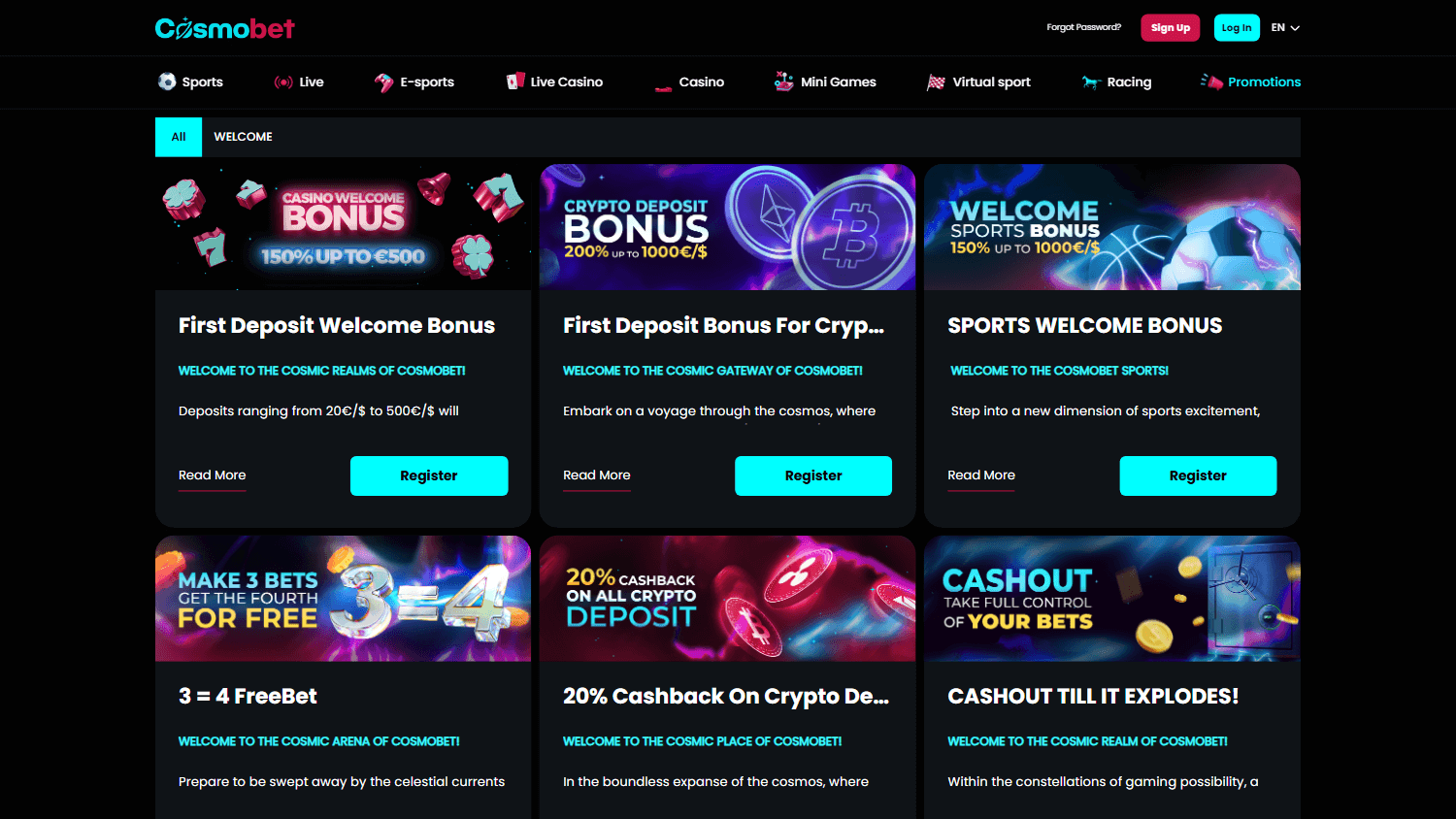 Recensione di Cosmobet Gambling Enterprise: scelta affidabile o scelta rischiosa? [2025]